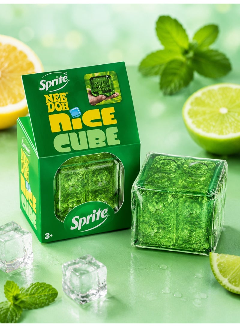 NeeDoh Nice Cube Sprite Branded Squishy Sensory Toy 1pcfor Stress Relief - Image 1