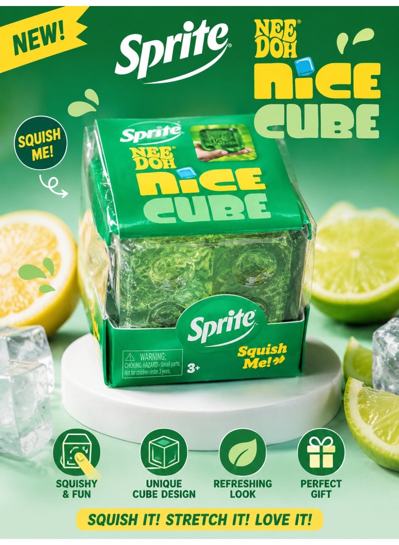 NeeDoh Nice Cube Sprite Branded Squishy Sensory Toy 1pcfor Stress Relief - Image 3