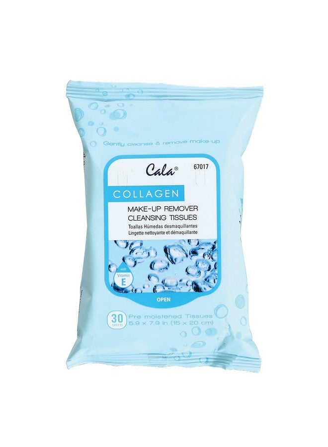 CALA Collagen Make Up Remover Cleansing Tissues 30 Count 30 Count - Image 2