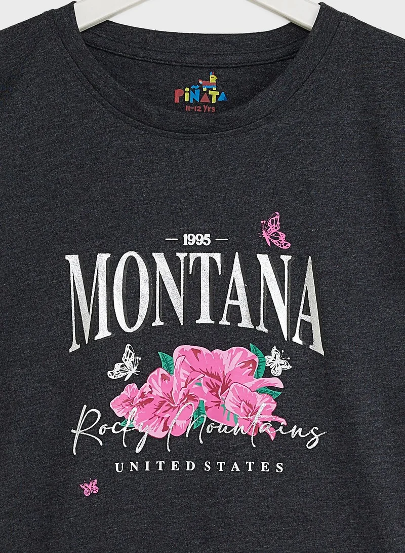 Pinata Girls Graphic Printed T-Shirt