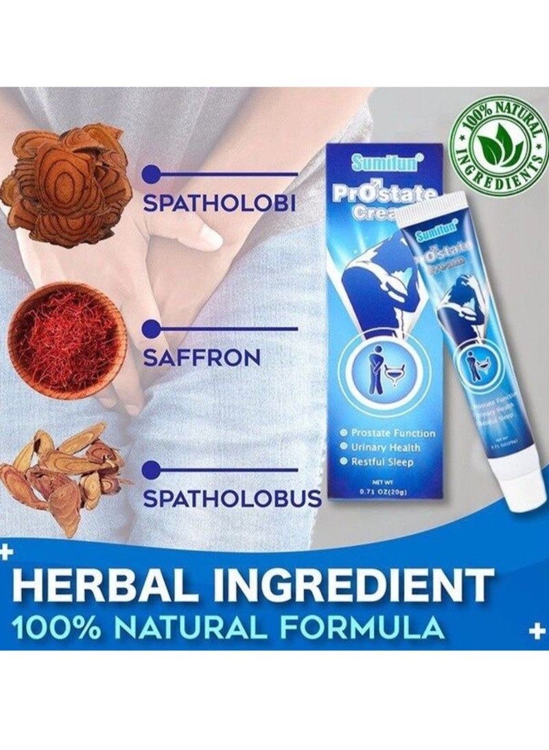 Sumifun Prostate Cream Prostate Treatment Prostate Herbal Medicine Improve Frequent Urination and Promote Sleep Improve Overall Prostate Health Prostate Health Cream Men Prostate Enhance Ointment 20g  - Image 4