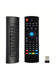 MX3 Air Mouse Mini Keyboard Wireless Remote 2.4G Multifunctional Fly Mouse with Infrared Learning for Android Smart TV Box