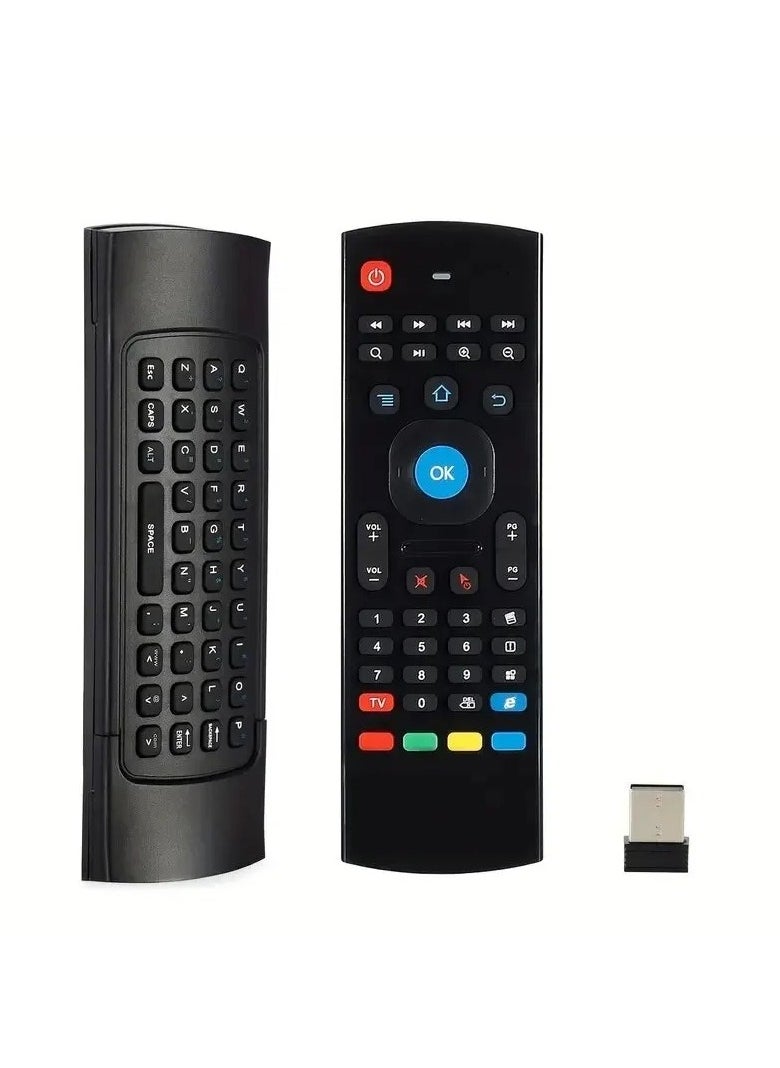 shopi.ae - MX3 Air Mouse Mini Keyboard Wireless Remote 2.4G Multifunctional Fly Mouse with Infrared Learning for Android Smart TV Box - Image 1
