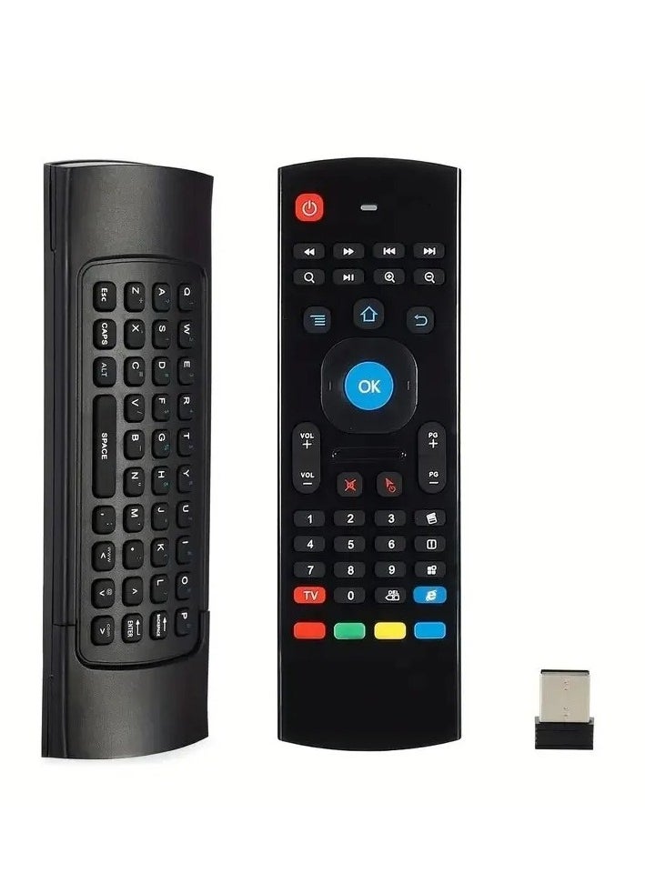 shopi.ae - MX3 Air Mouse Mini Keyboard Wireless Remote 2.4G Multifunctional Fly Mouse with Infrared Learning for Android Smart TV Box - Image 1