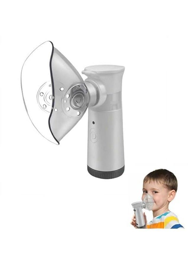 Portable Mesh Nebulizer - Handheld Inhaler for Adults & Kids - Silent, Auto-Cleaning & Highly Efficient for Respiratory Relief - Image 1