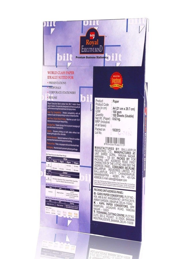 Bilt Royal Executive Bond Paper - A4, 100 GSM, Camelle - Image 2