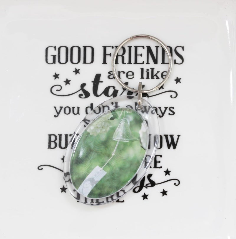 BetterJonny 20Pcs Acrylic picture Keychain Blanks Photo Keychain Clear in Photo Keychain Acrylic Picture Frame Keyrings - Image 3