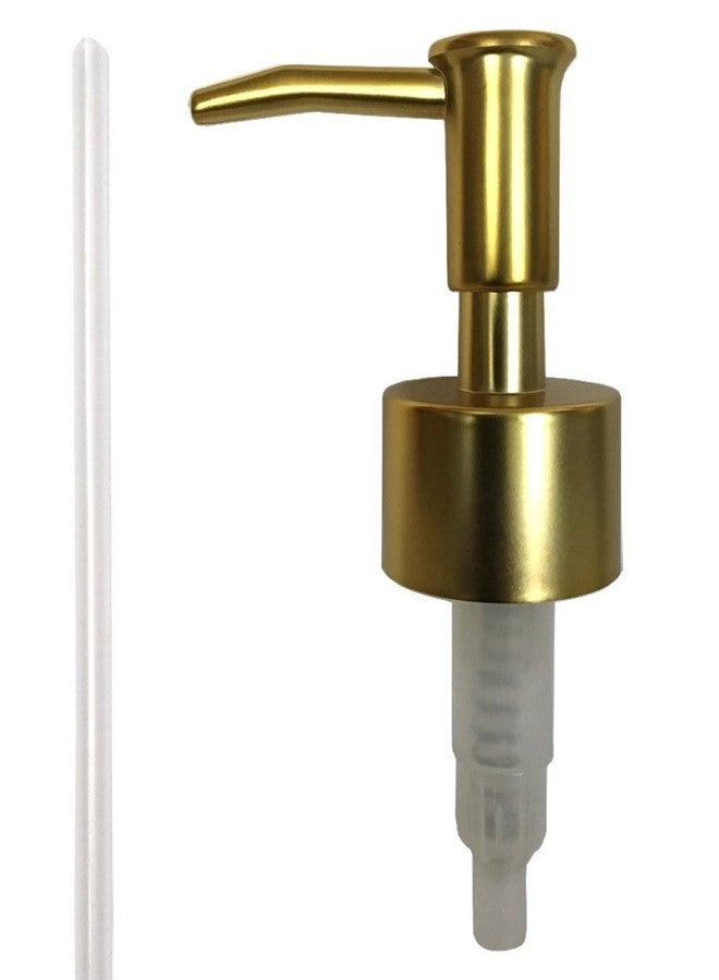CJH Antique Bright Gold Finish Plating Lotion Dispenser Replacement Pump, 28/400, 2CC. - Image 1