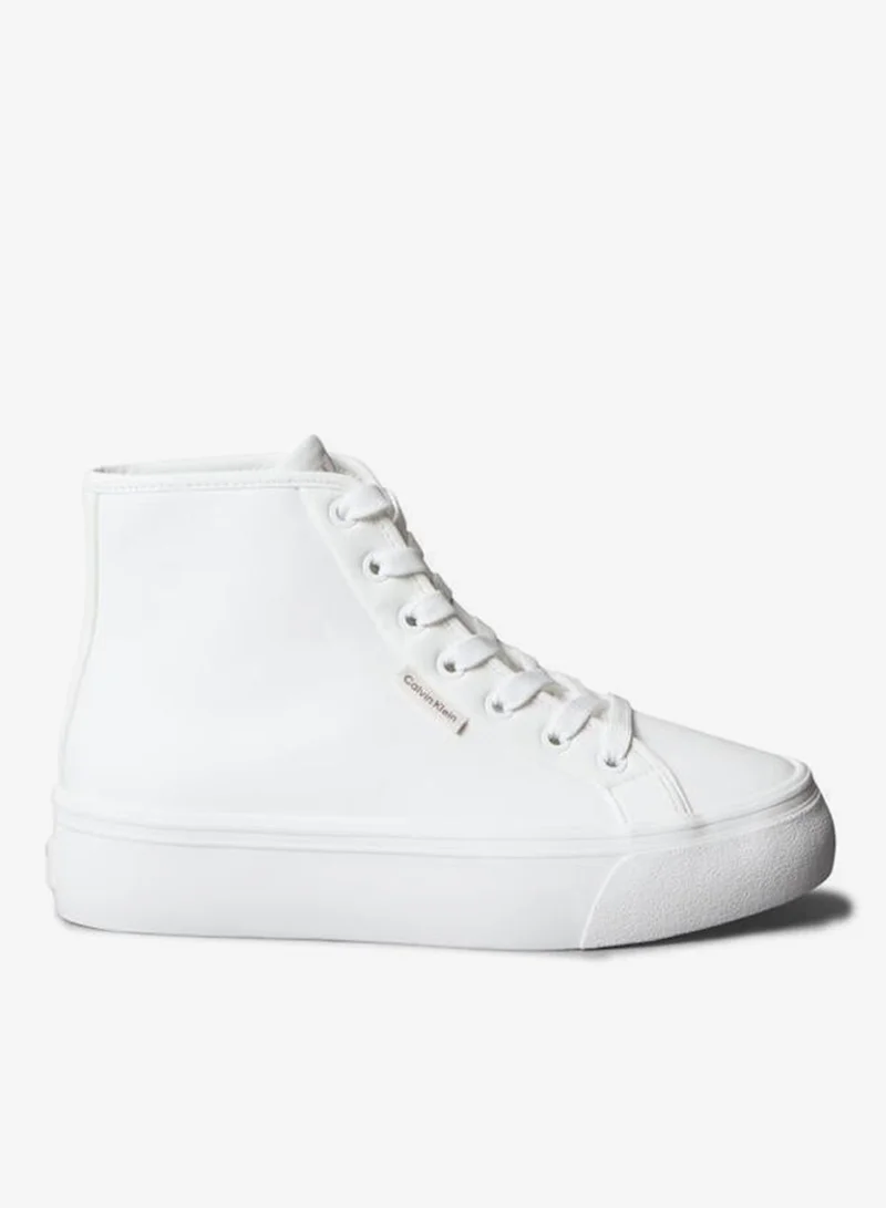 Calvin Klein Jeans Leather High-Top Platform Trainers