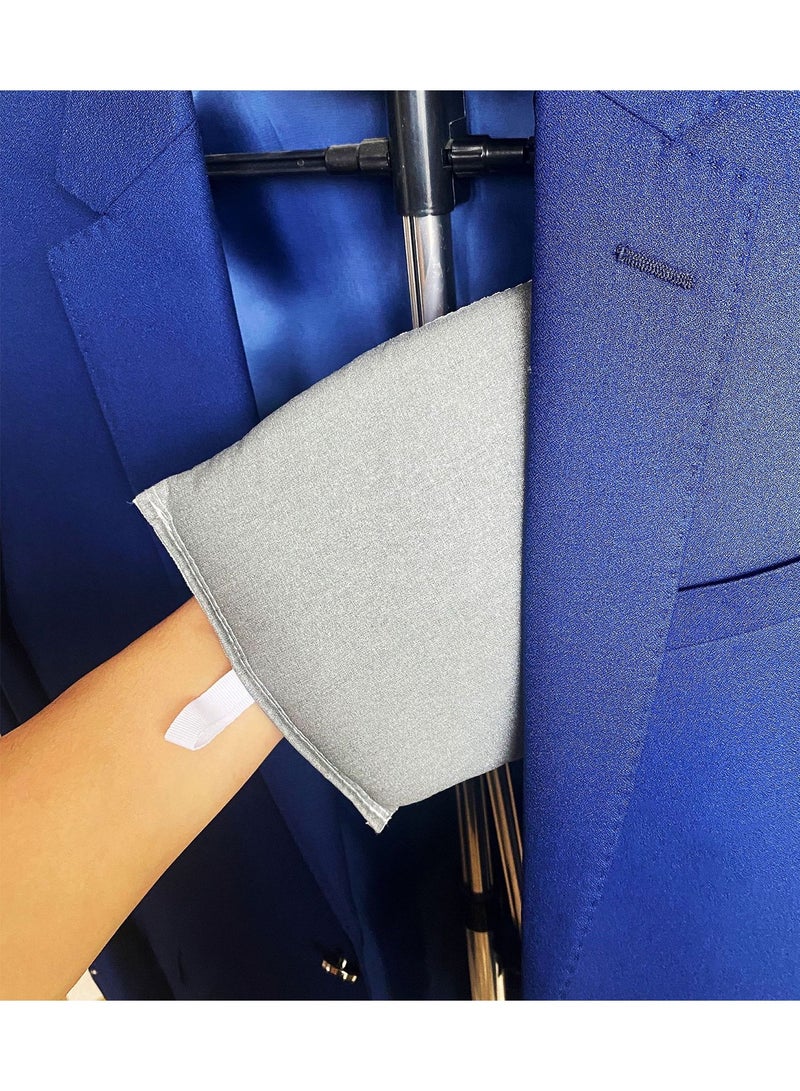 Ironing Gloves for Clothes Steamer Anti Steam Glove, Heat Resistant Small Ironing Board for Handheld Steamer, Waterproof Ironing Mitt with Finger Loop, Garment Steamer Accessories  - Image 4