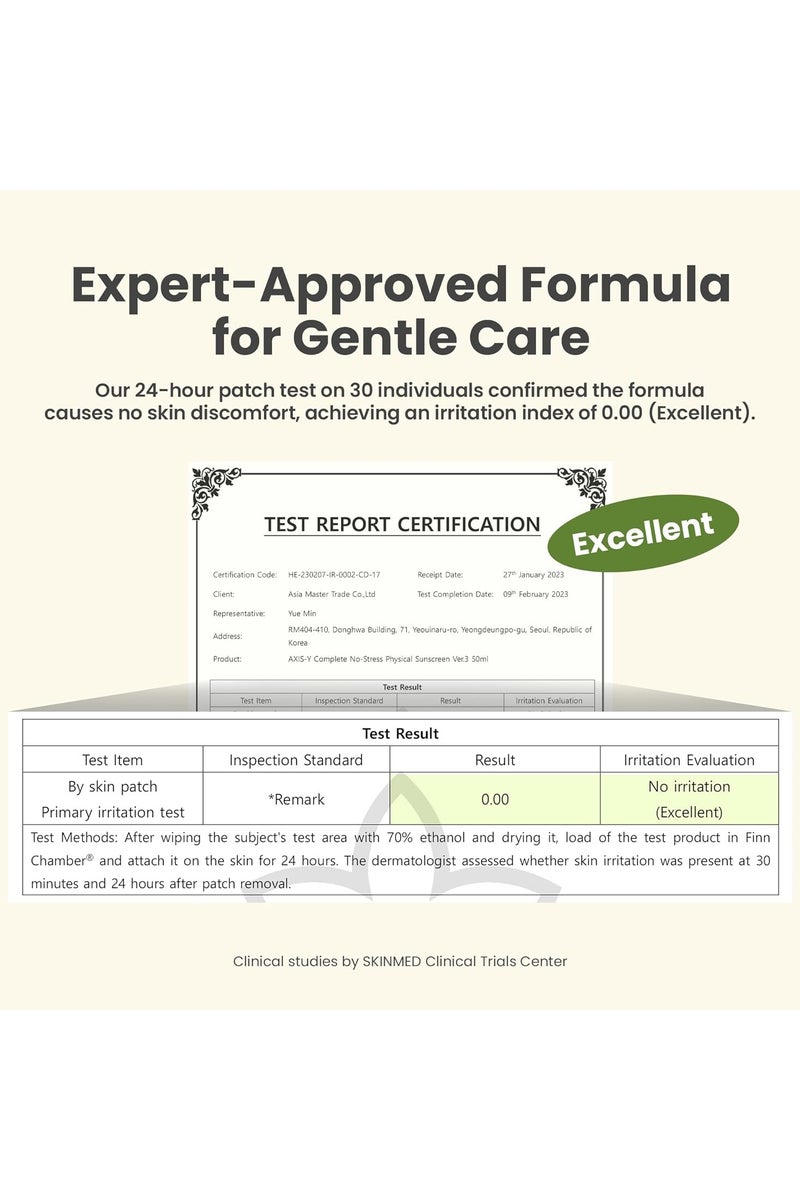 AXIS-Y Complete No Stress Physical Sunscreen 50ml - Image 2