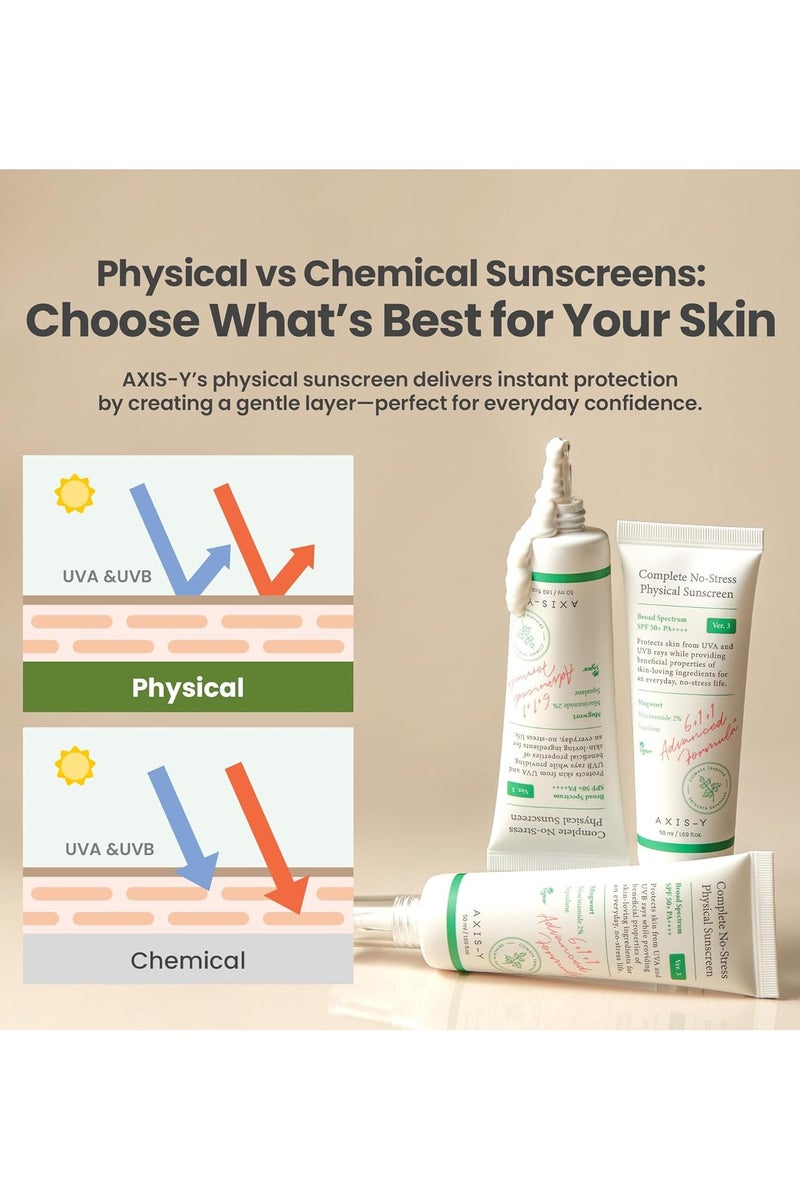 AXIS-Y Complete No Stress Physical Sunscreen 50ml - Image 4
