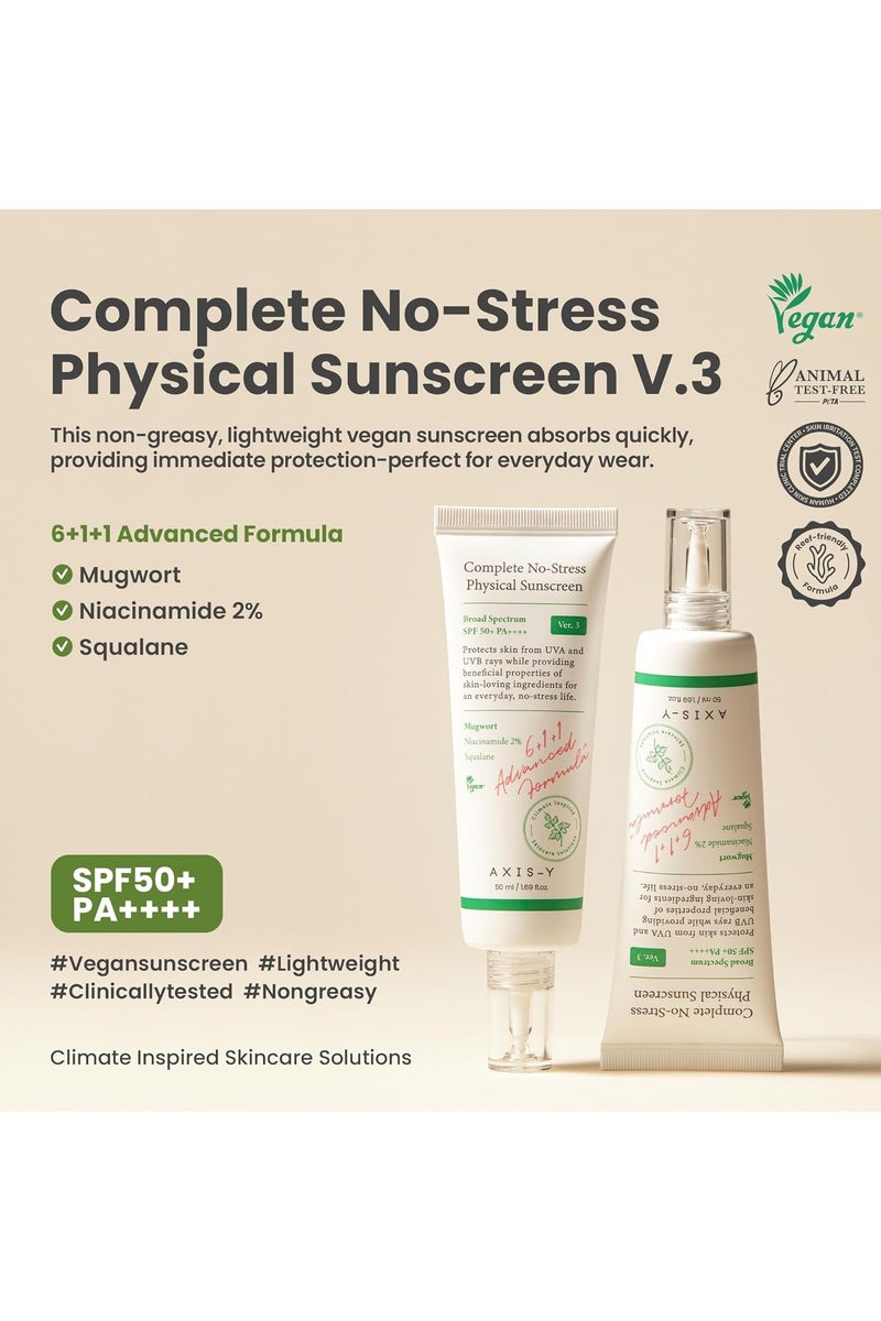 AXIS-Y Complete No Stress Physical Sunscreen 50ml - Image 3