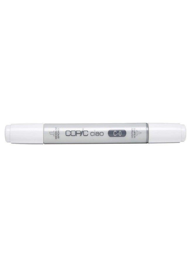 Copic Markers C0 Ciao with Replaceable Nib, Cool Gray - Image 1