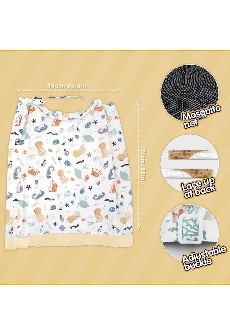MIXDE Nursing Cover, Privacy Nursing Cover for Breastfeeding, Nursing Cover with Adjustable Strap, Lightweight, Soft, Breathable, Machine Washable and Dryer Safe Breast Feeding Cover Up - Image 5
