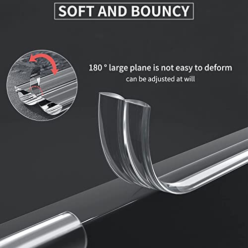 WE-CEF Silicone Edge Protector Strip, Baby Proofing, Pre-Tape Adhesive Corner Protectors for Furniture Bumper Against Sharp Corners for Cabinets, Tables, Stair Drawers (15 * 15 mm x 3 Miter) - Image 3