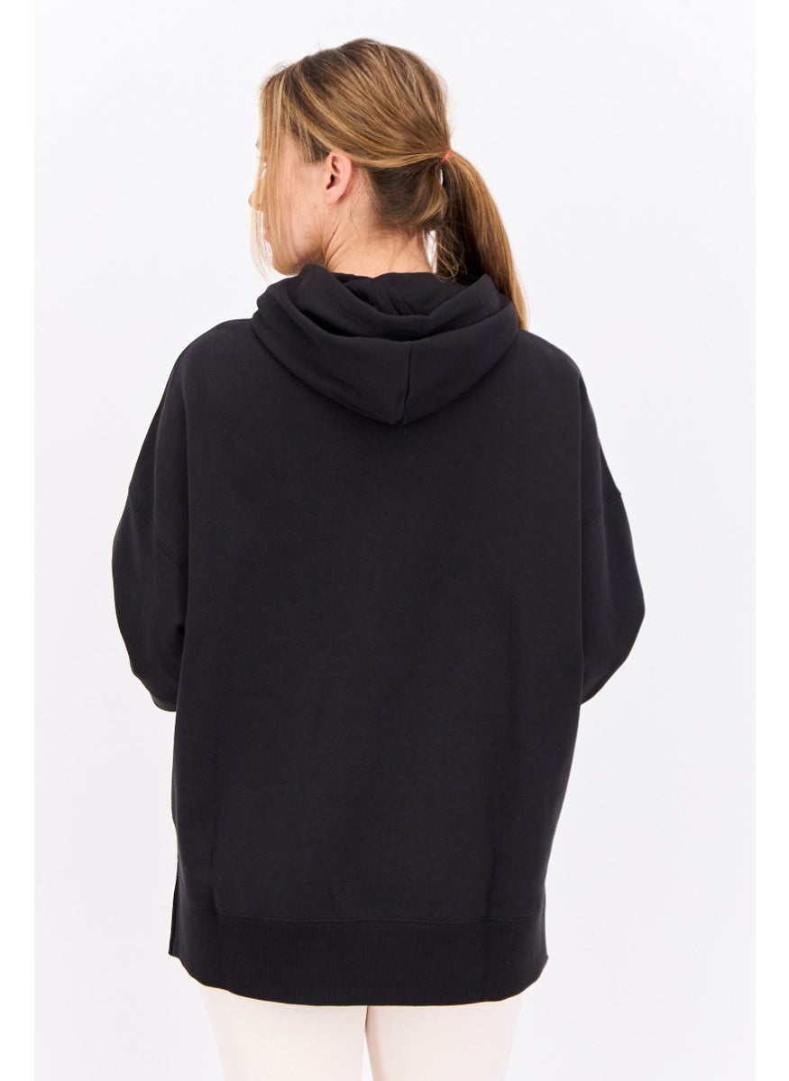 PUMA Women Sportswear Fit Long Sleeves Outdoor Sweatshirt, Black  - Image 3