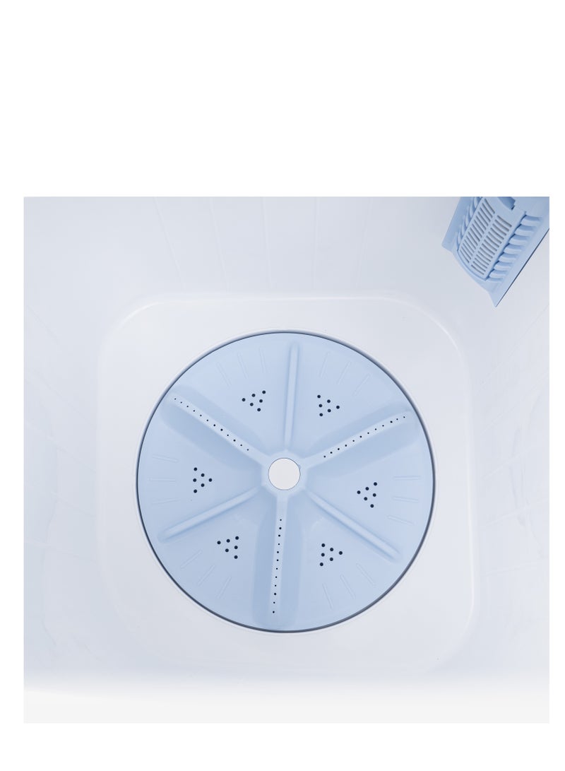 Ugine Twin Tub Washing Machine, 12 KG, White - UWMTTN12 - Image 2