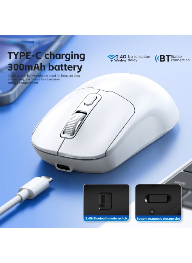 T-WOLF Q3 dual-mode wireless charging computer portable office gaming mouse is unique, featuring a silent button and a 3-level DPI mouse - Image 3