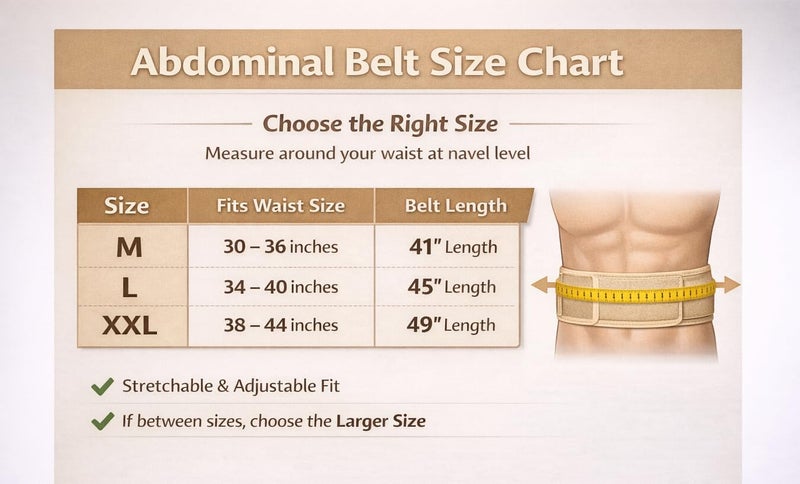 24 BH BAZAAR Abdominal & Back Support for Men & Women | Postpartum After Delivery & C-Section | Back Pain Relief with Lumbar Support, Waist & Tummy Compression | Adjustable Double Strap (Belt Length 49”, suitable for size - X / XXL, Beige ) - Image 2