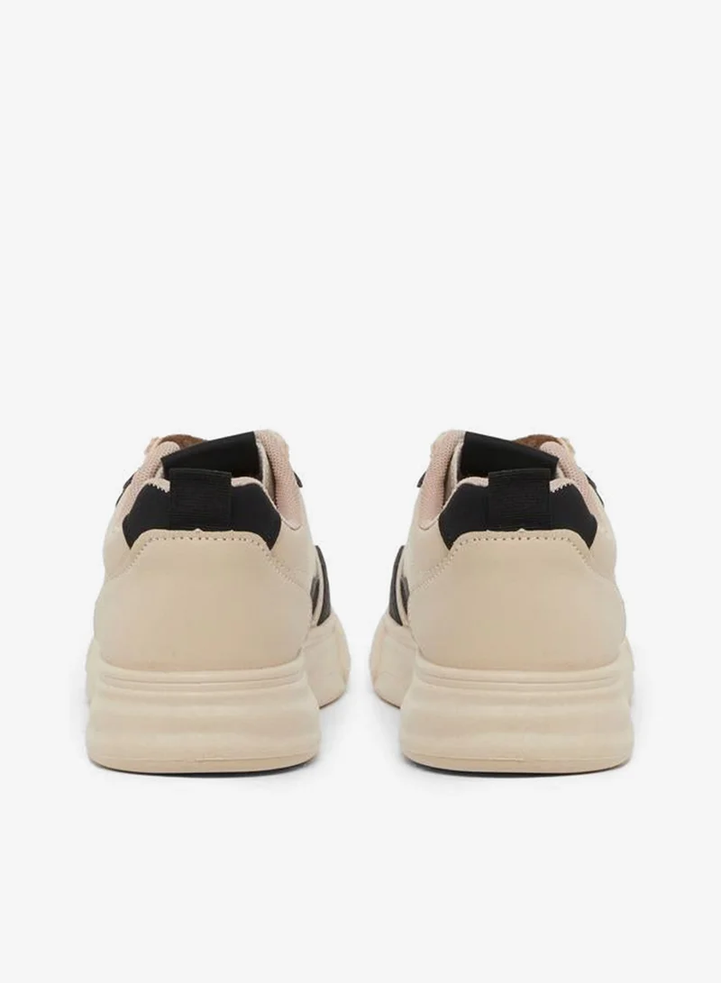 Styli Active  Color Block Lace Up Sneaker for Women | Best Price UAE
