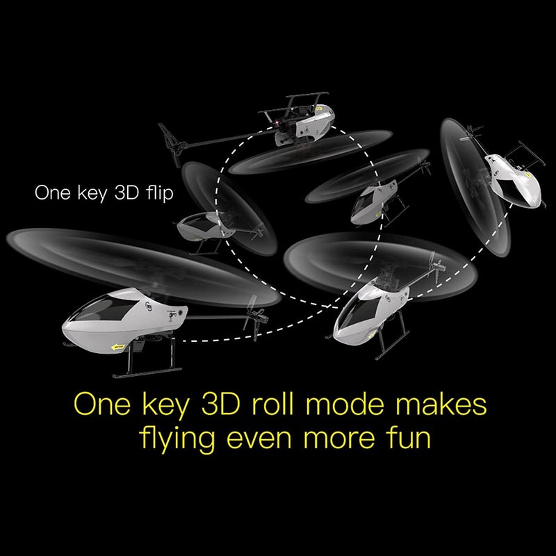 GoolRC C129 V2 RC Helicopter, 4 Channel Remote Control Helicopter with 6-Axis Gyro, 2.4Ghz RC Aircraft with 3D Flips, Altitude Hold, One Key Take Off/Landing for Adults and Beginners - Image 4