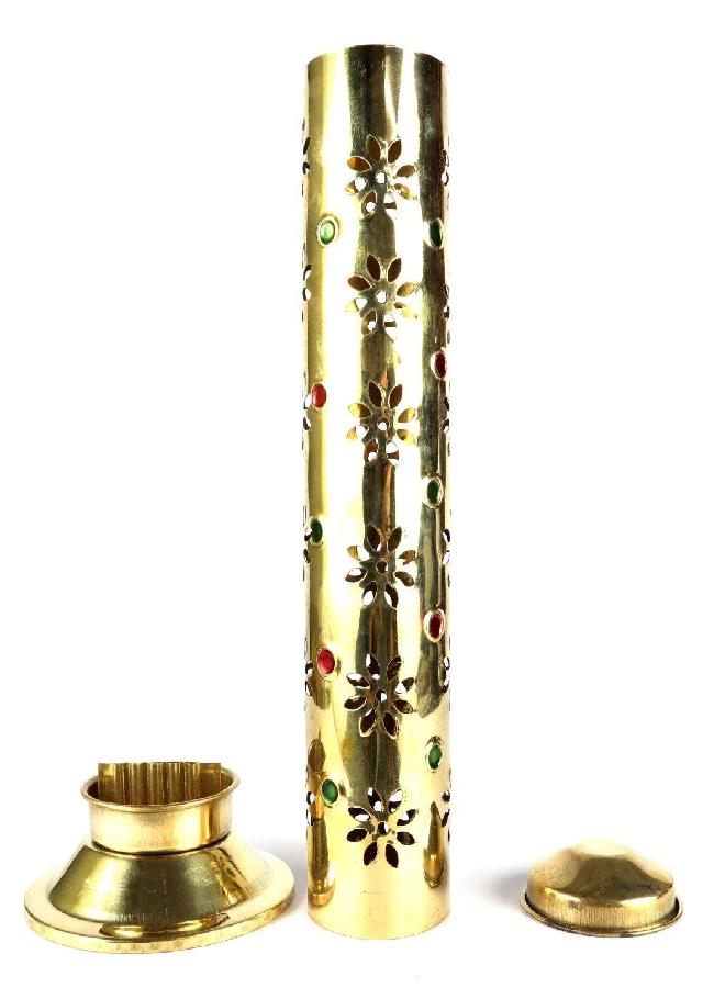 ASHIRWAD Designer Brass Agardaan, Agarbatti Stand, Incense Holder, Tower Tall | AE000034-00 - Image 3