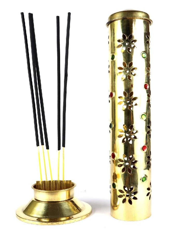 ASHIRWAD Designer Brass Agardaan, Agarbatti Stand, Incense Holder, Tower Tall | AE000034-00 - Image 5