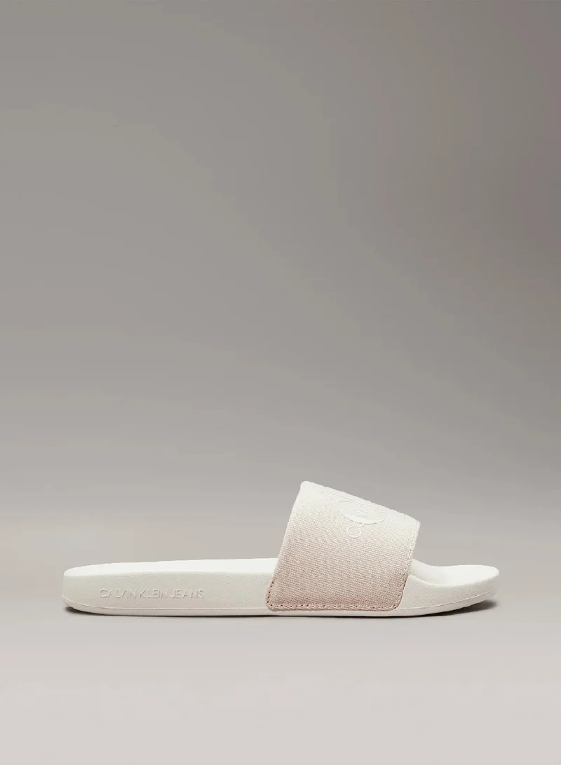 كالفن كلاين جينز شبشب من قماش كانفاس