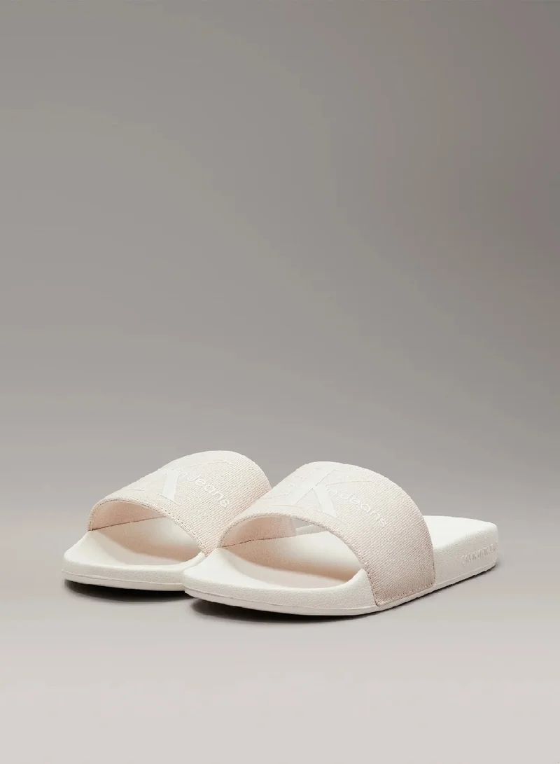 كالفن كلاين جينز شبشب من قماش كانفاس