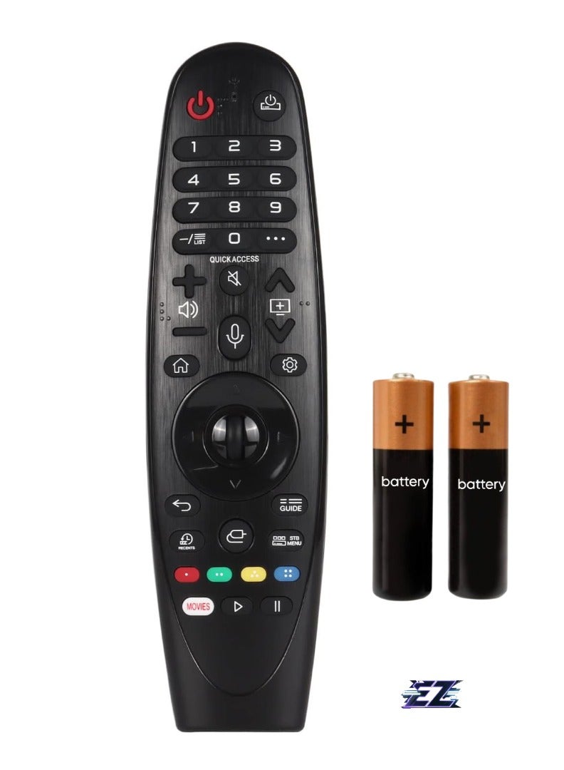 ELTRAZONE "New Replacement Remote Control AN-MR19BA for Selected LG 2019 Smart TVs – Compatible with W9, E9, C9, B9, SM95, SM90, SM86, SM81, UM80, UM75, UM73, UM71, UM6970 Models – With Voice Magic Pointer Function & Batteries" - Image 1