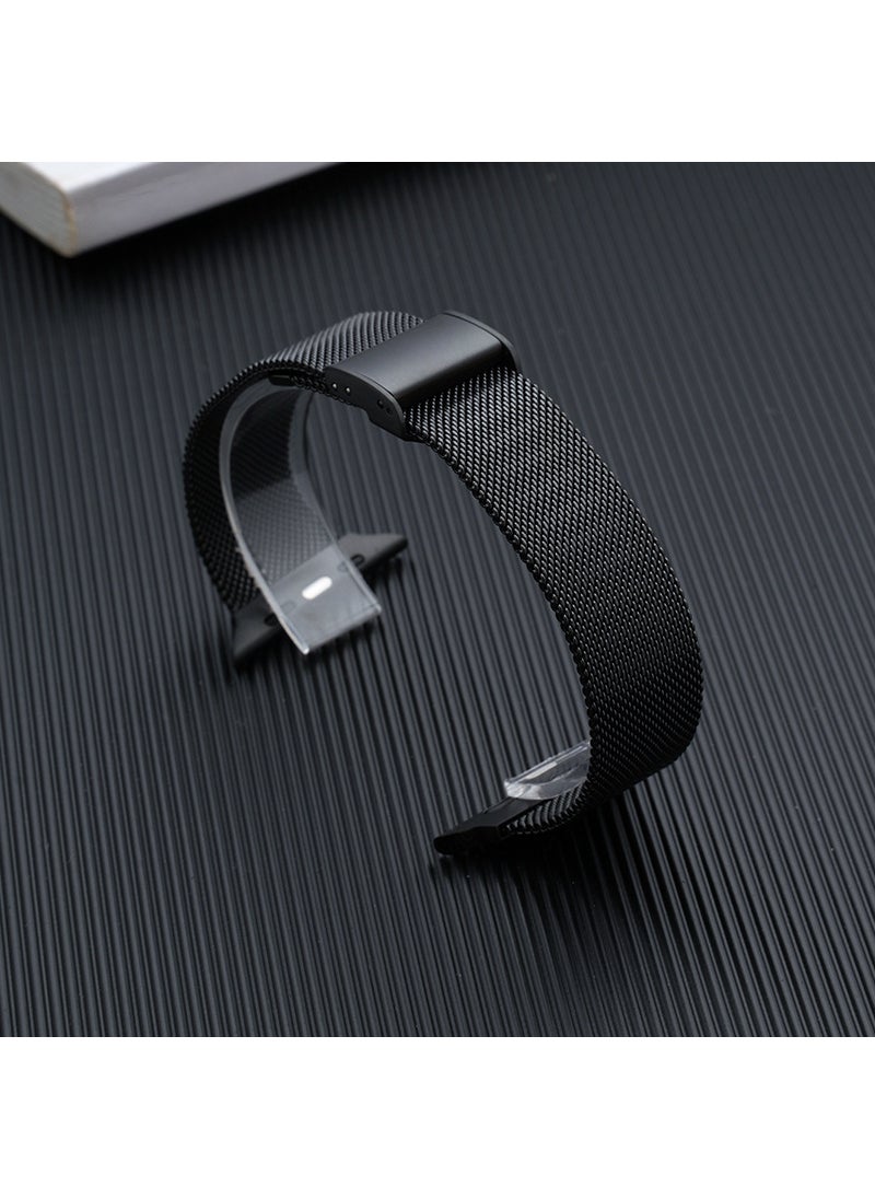 Generic - Stainless Steel Magnetic Clasp Bracelet for iWatch Milanese Band Black - Image 1