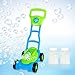 Easy Playhouse Lawn Mower Bubble Machine Lights Sounds PushPull Yard Work Toy Automatic Blower Bubble Solution Outdoor Pretend Play Kids 3 - Image 4