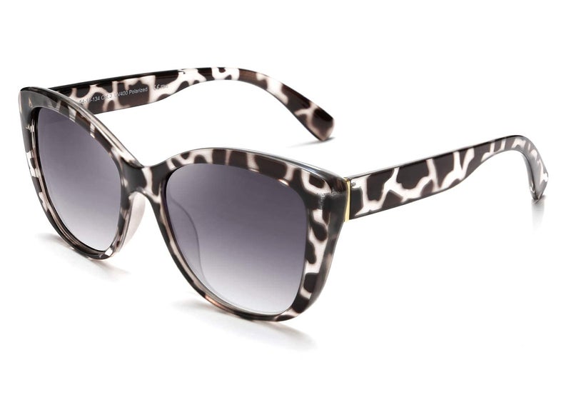 FEISEDY FEISEDY Polarized Vintage Sunglasses American Womens Square Jackie O Cat Eye Sunglasses B2451  - Image 1