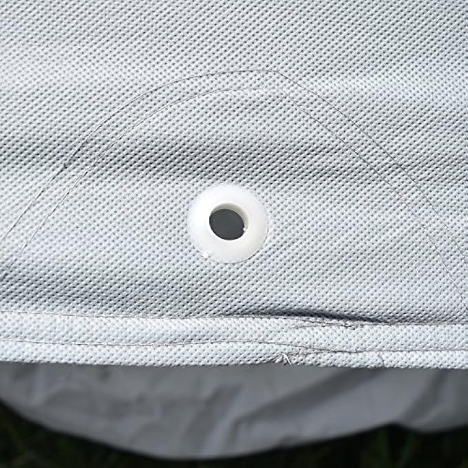 rayihni - TD-2X Duro 3 Layer Truck Cover, Water Resistant, Scratchproof, Dustproof Cover, Fits Trucks up to 18'6", Gray - Image 2