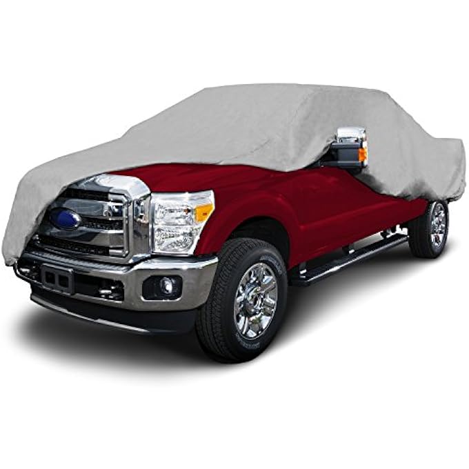 rayihni - TD-2X Duro 3 Layer Truck Cover, Water Resistant, Scratchproof, Dustproof Cover, Fits Trucks up to 18'6", Gray - Image 1