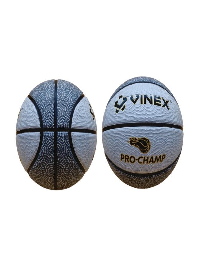 Vinex Basketball Pro-Champ, FIBA Standard Moulded Basketball Ideal Indoor & Outdoor for Professional Competitions, Tournament, Practice, Training, Youth, Men, Players (Size: 7) - Image 4