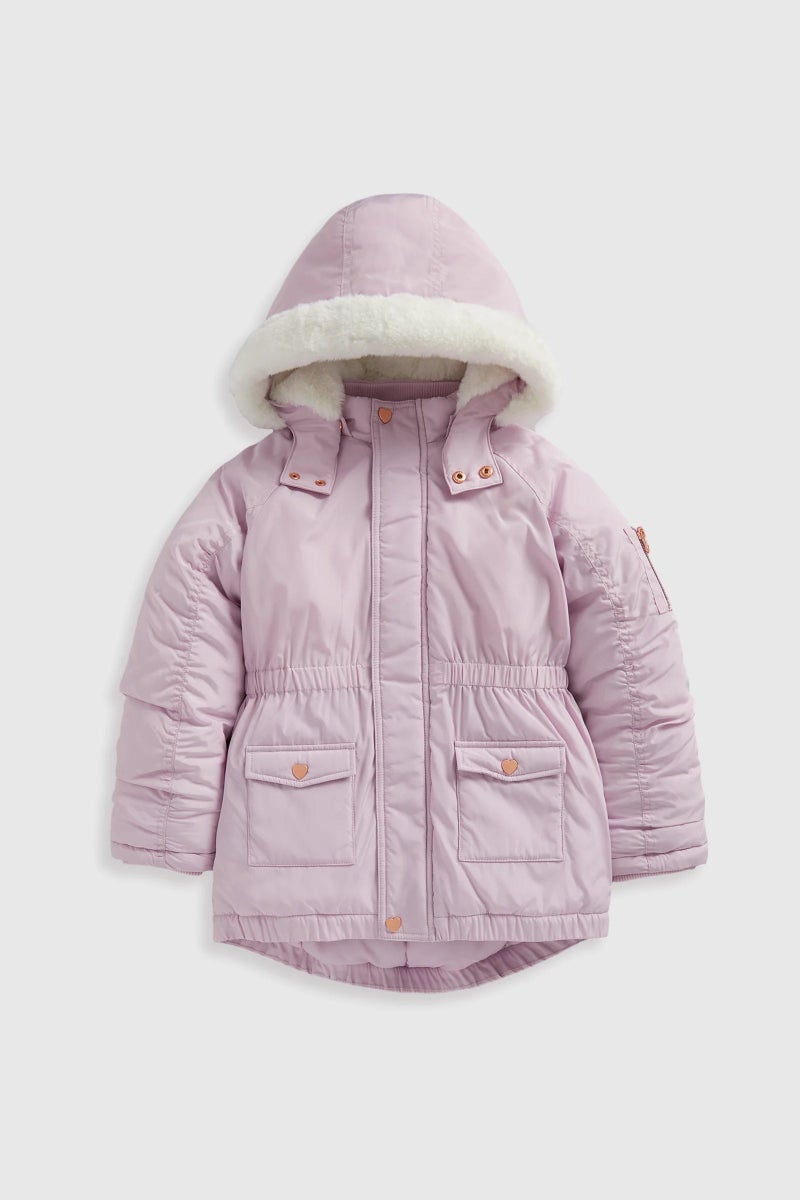 mothercare Pink Parka Coat