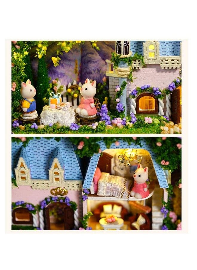 MAGQOO - 3D Wooden Dollhouse Miniature Diy Doll House Kit With Furniture 1:24 Diy Box Theater Kit(Pack Of 3) - Image 1