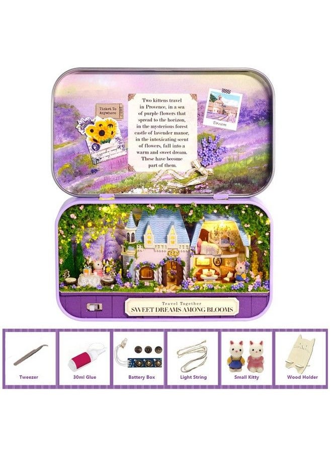 MAGQOO - 3D Wooden Dollhouse Miniature Diy Doll House Kit With Furniture 1:24 Diy Box Theater Kit(Pack Of 3) - Image 1