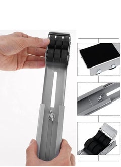 XiuWoo Extendable Appliance Rollers Mobile Washing Machine Base, Furniture Mobile Roller, Fridge Stand Moving Cart for Washing Machines, Refrigerators, Dryers, Dishwashers, Grey  - Image 3