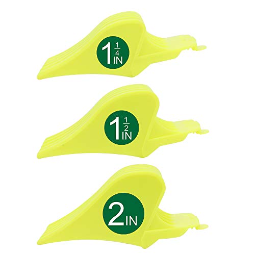 CR8GR8 Professional Hair Clipper Combs Guides, Hair Clipper Guards 1 & 1/4" 1 & 1/2" 2", Mega NO.16 NO.12 NO.10 fits for Most Wahl Clippers(Yellow) - Image 1