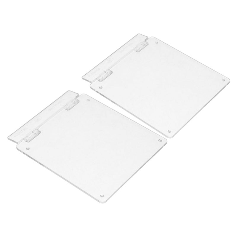 2pcs Air Conditioning Thermostat Cover Self Adhesive Switch Guard Easy To Use - Image 2