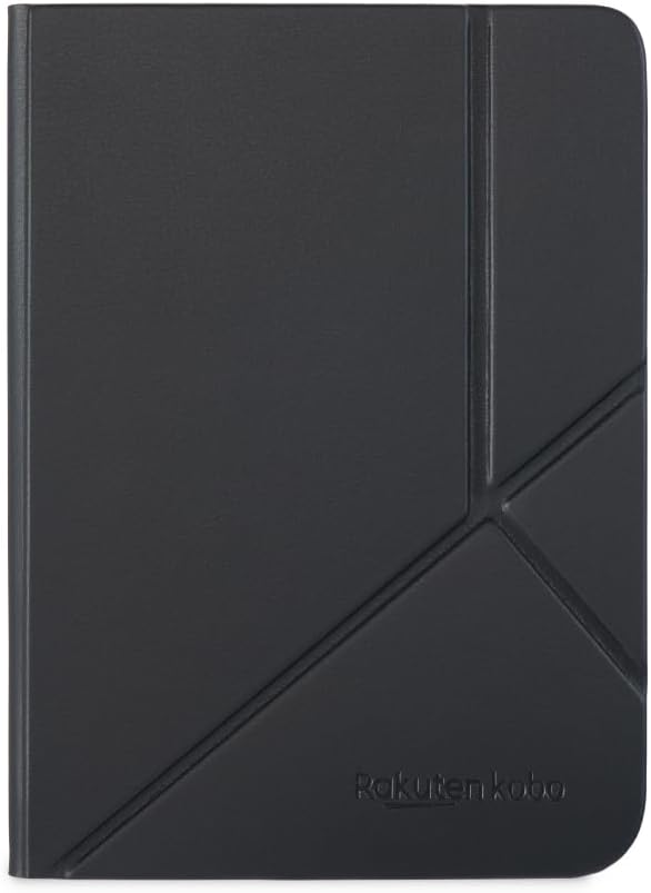 Kobo غطاء نوم كابو كلارا كولور بي دبليو أسود بتقنية النوم والاستيقاظ مع قاعدة مدمجة بزاويتين من الجلد النباتي متوافق مع 6 أجهزة كابو كلارا كولور بي دبليو للقراءة الإلكترونية - Image 1