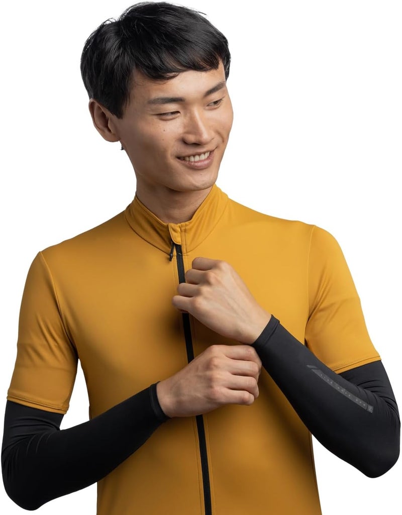 BUFF Unisex Arm Sleeves Solid Black - XL - Image 1