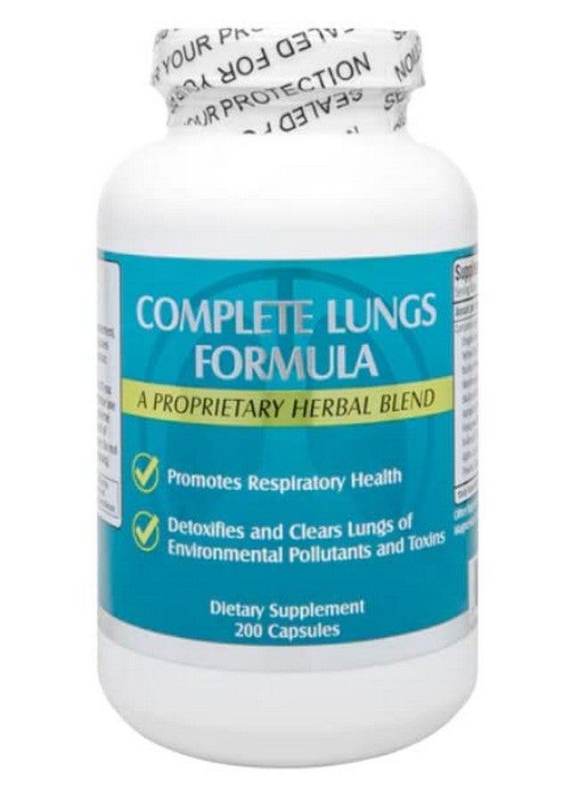 Nu-Health Clear Lung Proprietary Herbal Detox Blend Formula (200 Capsules) - Image 1