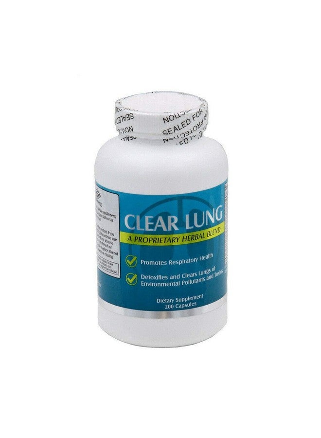 Nu-Health Clear Lung Proprietary Herbal Detox Blend Formula (200 Capsules) - Image 2