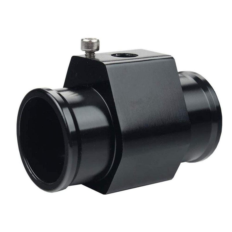 Universal Water Temp Joint Pipe Water Temp Temperature Joint Pipe Sensor Gauge Radiator Hose Adapter Black 26mm