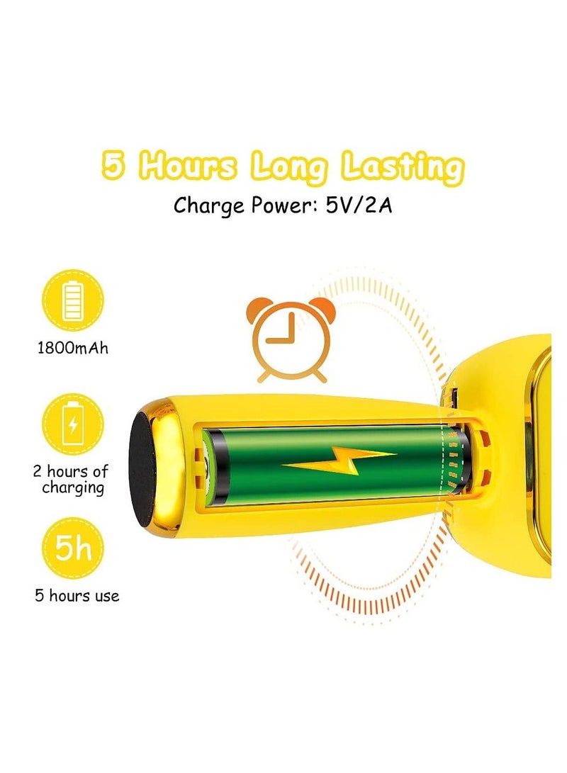 Kids Karaoke Microphone for Girls Boys,Wireless Handheld Toddler Singing Microphone Portable Children Mic Speaker with Voice Changer, Gifts for Birthday Party - Image 3