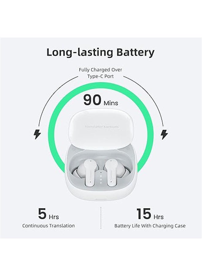 General - Language translation headset compatible with 144 languages and accents, music and call translation, 3-in-1 wireless translation device with iOS-compatible app - Image 1